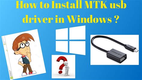 how to install mtk usb driver windows 10